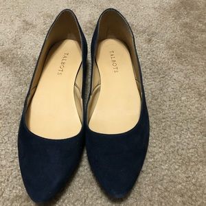 Talbots Navy Flats